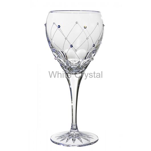 Pearl * Ólomkristály nagy boros pohár 340 ml