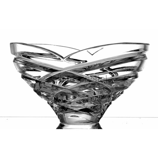 Modern * Ólomkristály tál 21,7 cm