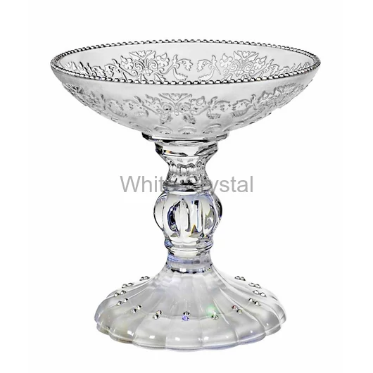 Royal * Kristály tál talppal 16 cm LF